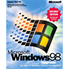 Microsoft Windows 98 retail packaging