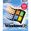 Microsoft Windows 98 retail packaging Microsoft Windows 98 retail packaging