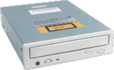 A typical CD-ROM drive