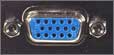 15-way VGA connector 15-way VGA connector